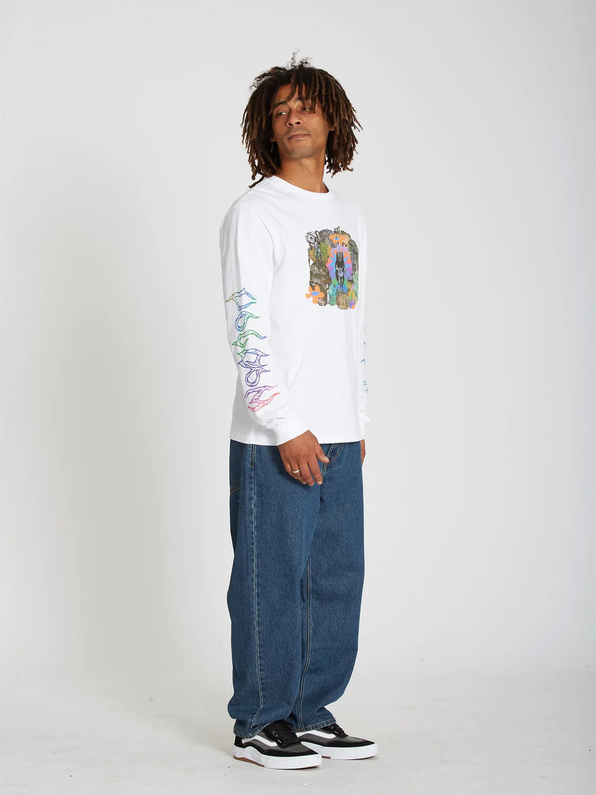 Camiseta de manga larga Chrissie Abbott X French White