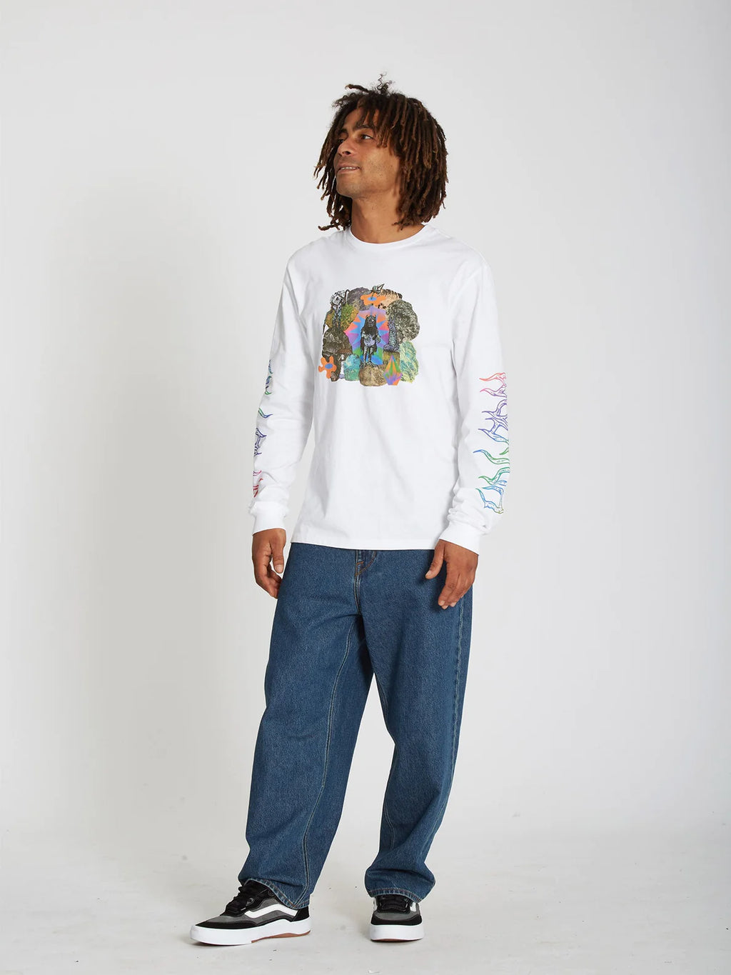 Camiseta de manga larga Chrissie Abbott X French White