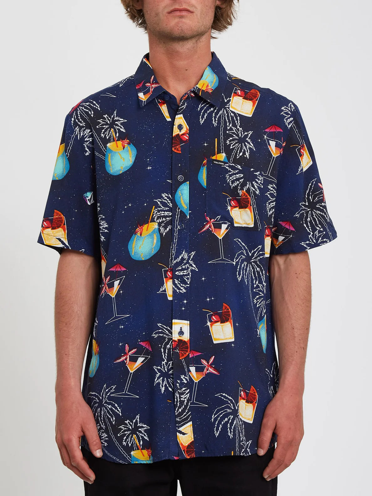Camisa Volcom Cosmic Vaca Blueprint