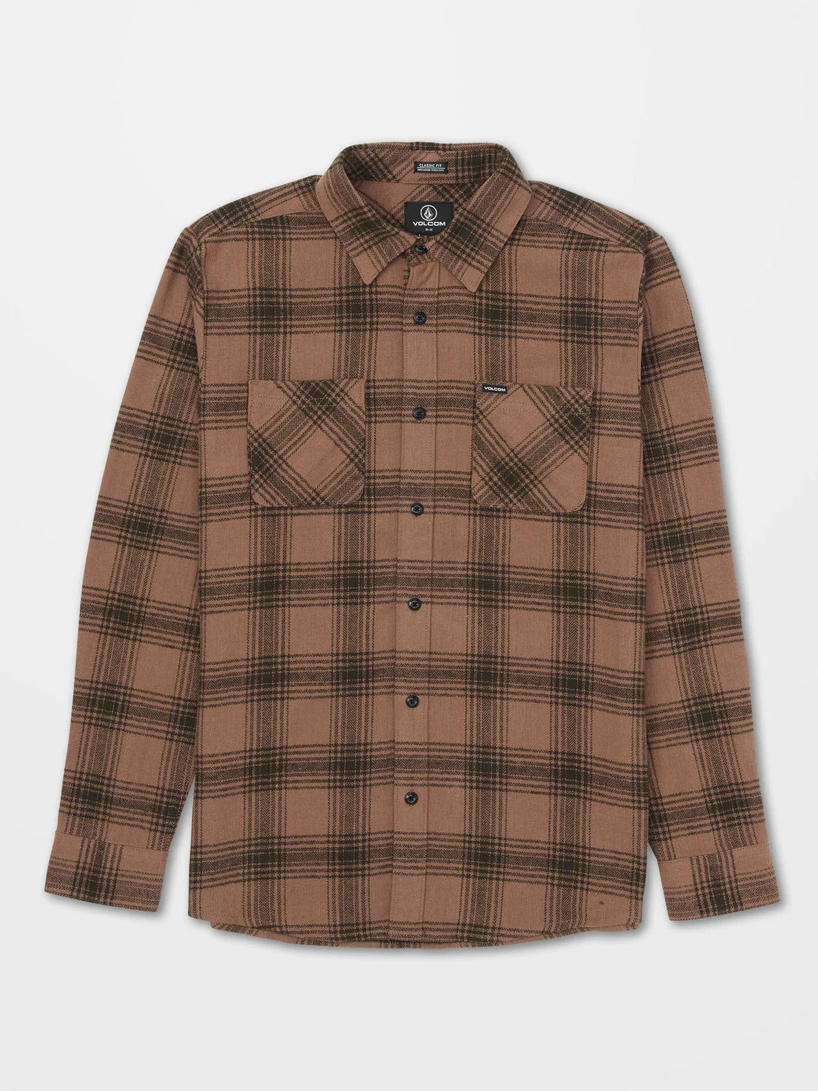 Camisa Volcom Tone Stone LS Doeskin