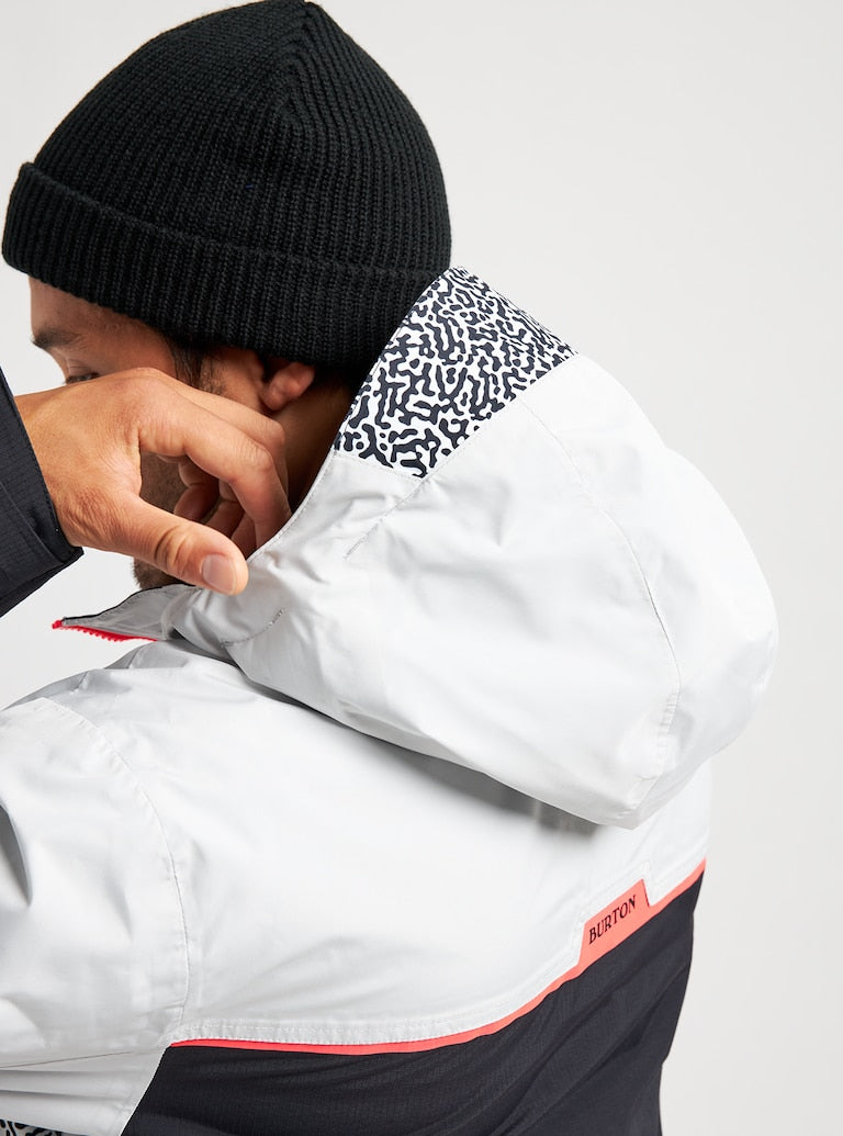 Burton | Chaqueta Burton Frostner Jacket Lunar Gray / Pj Print / True Black  | Chaquetas Nieve Hombre, Men, Snowboard | 