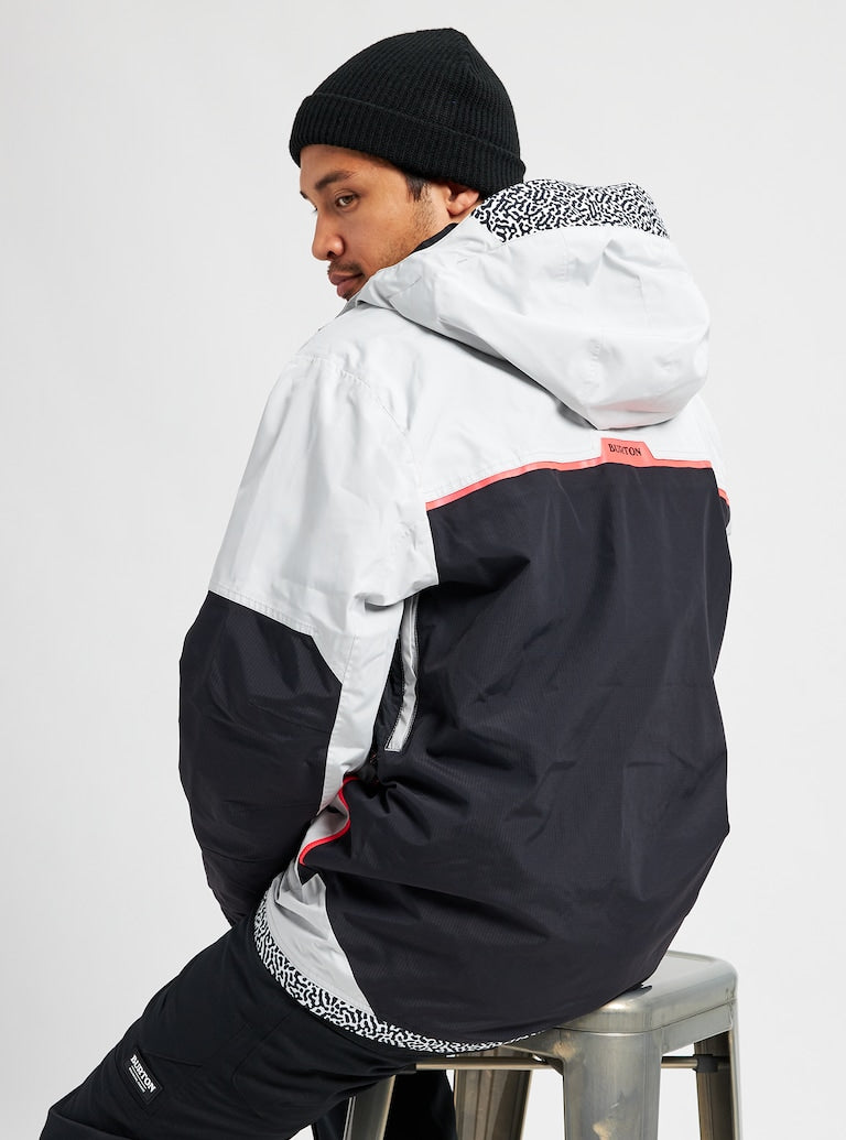 Burton | Chaqueta Burton Frostner Jacket Lunar Gray / Pj Print / True Black  | Chaquetas Nieve Hombre, Men, Snowboard | 