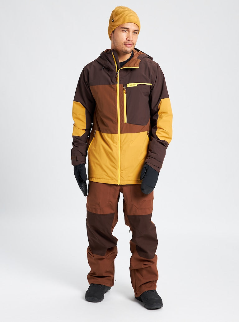 Burton | Chaqueta Burton Peasy 2l Jacket Seal Brown / Bison / Wood Thrush  | Chaquetas Nieve Hombre, Men, Snowboard | 