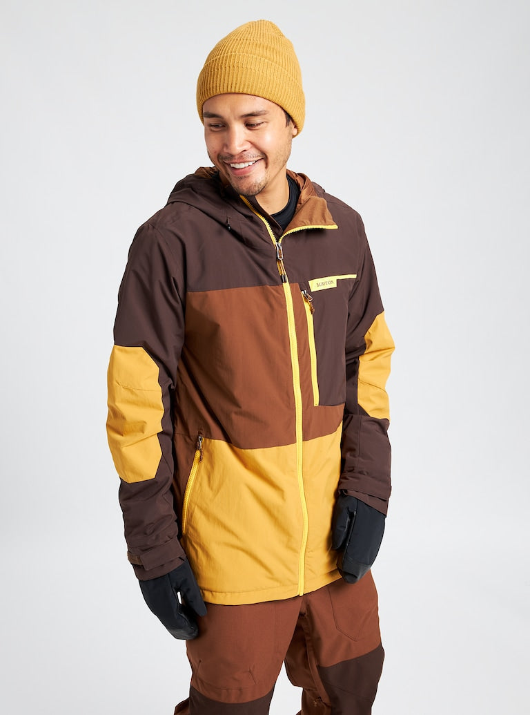 Burton | Chaqueta Burton Peasy 2l Jacket Seal Brown / Bison / Wood Thrush  | Chaquetas Nieve Hombre, Men, Snowboard | 