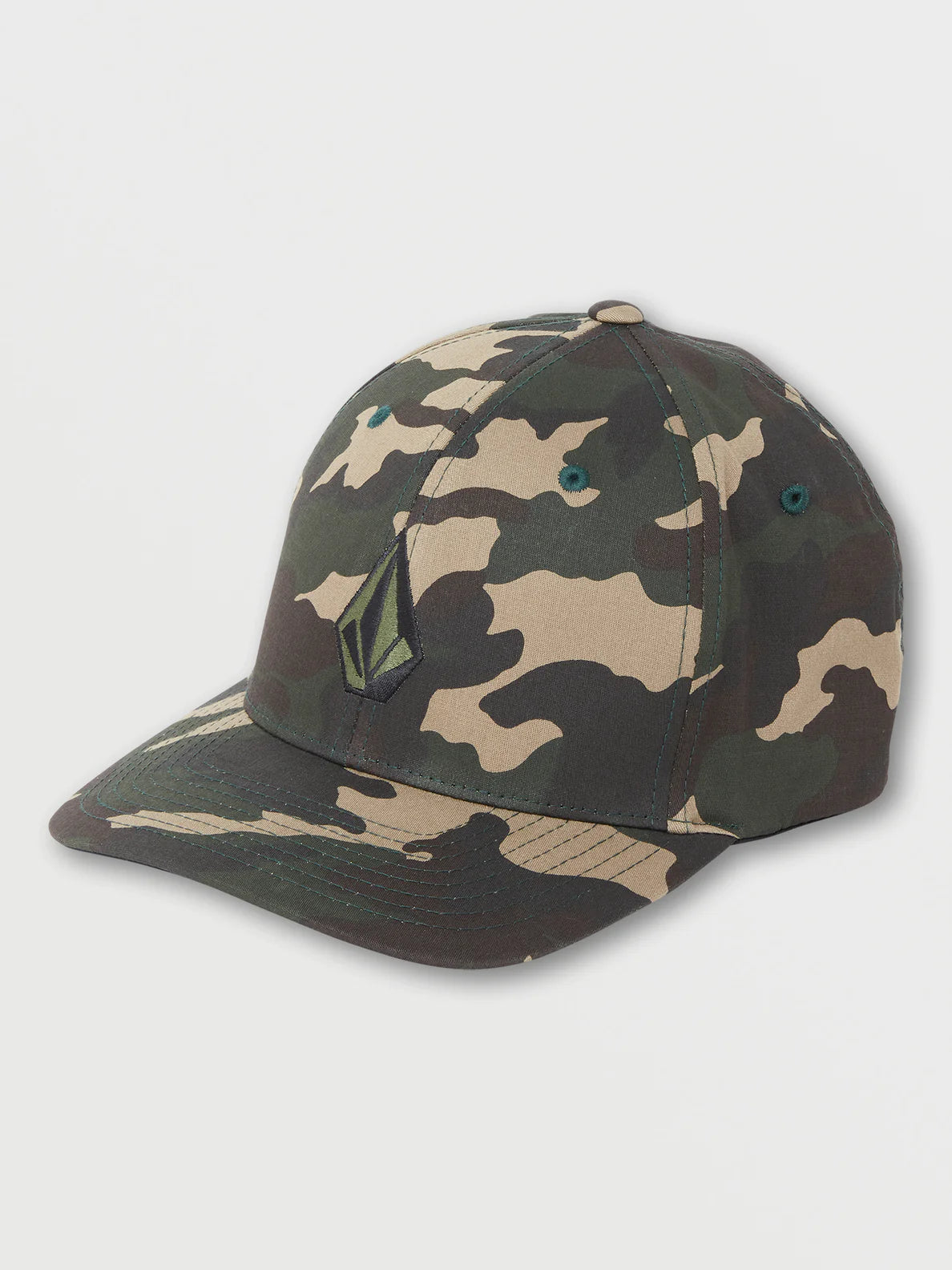 Volcom Full Stone Heather Flexfit Hat Camouflage Cap