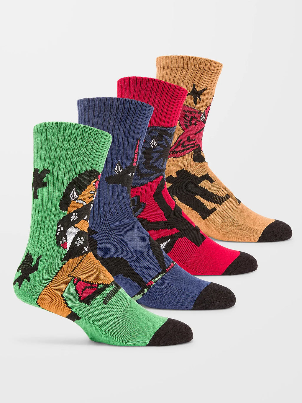 Volcom Bob Mollema Sock Socks (Pack of 4 socks)