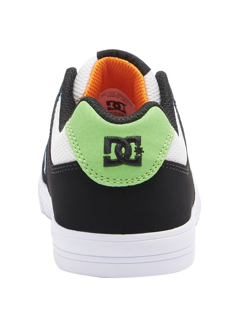 DC Shoes Pure Elastic White/Black/Blue Children's Sneakers