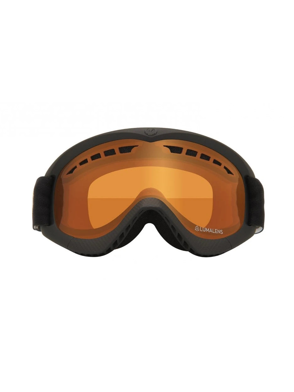 Dragon DXs - Black with Lumalens Amber Lens