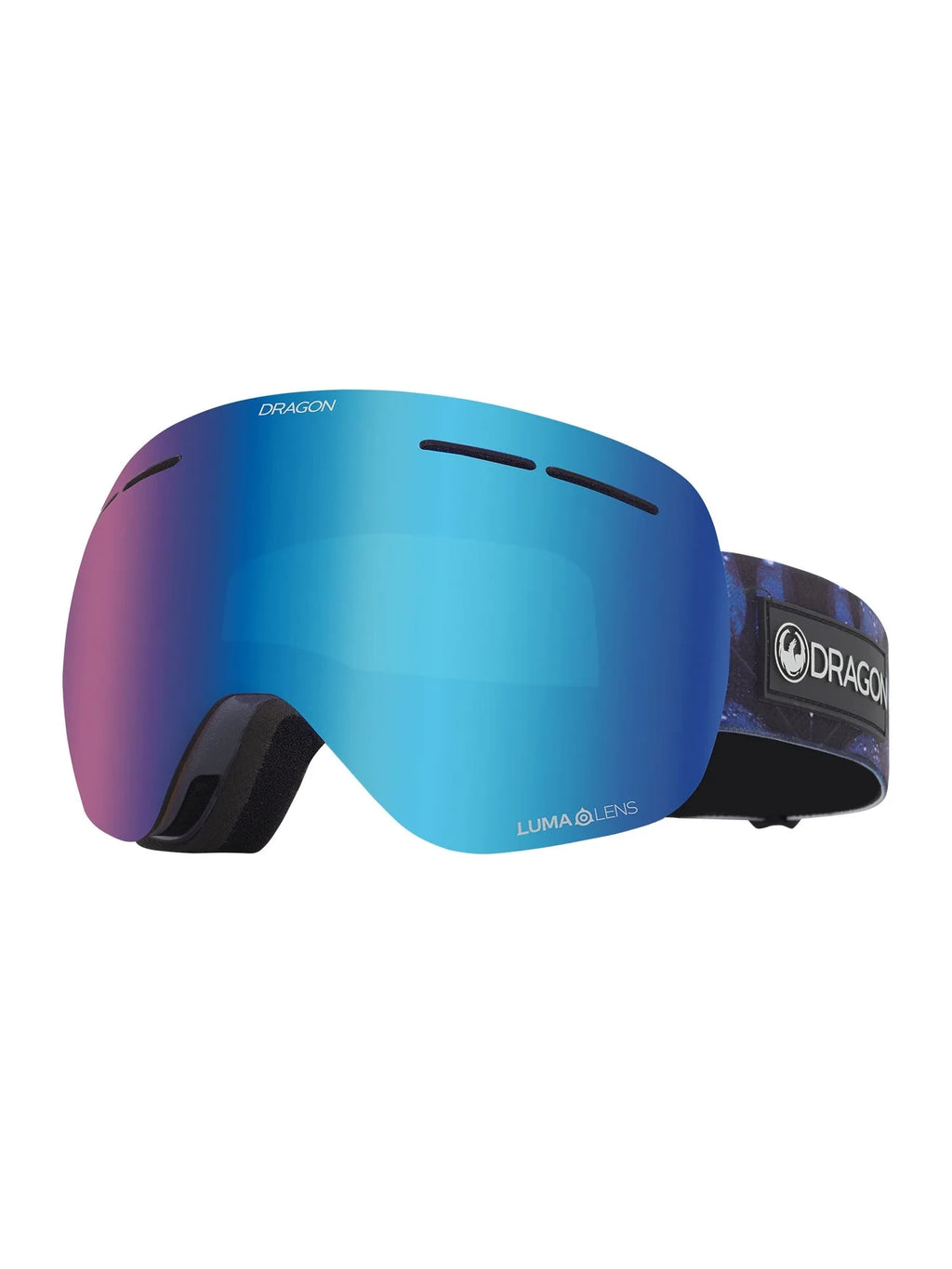 Dragon X1s - Shimmer with Lumalens Blue Ionized & Lumalens Violet Lens
