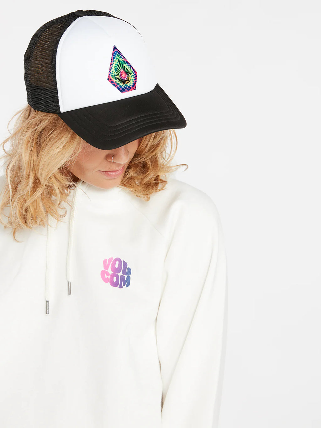 Volcom Star Shields Hat Star White