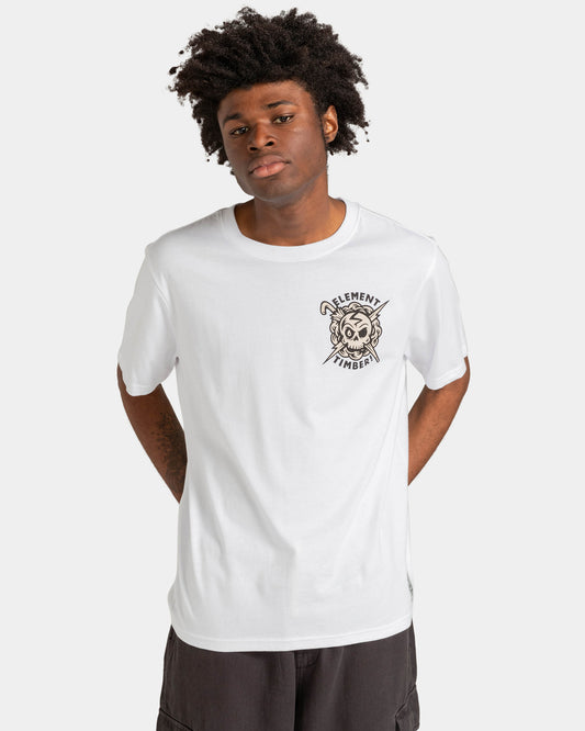 Camiseta Element Skateboards x Timber Summon Optic White