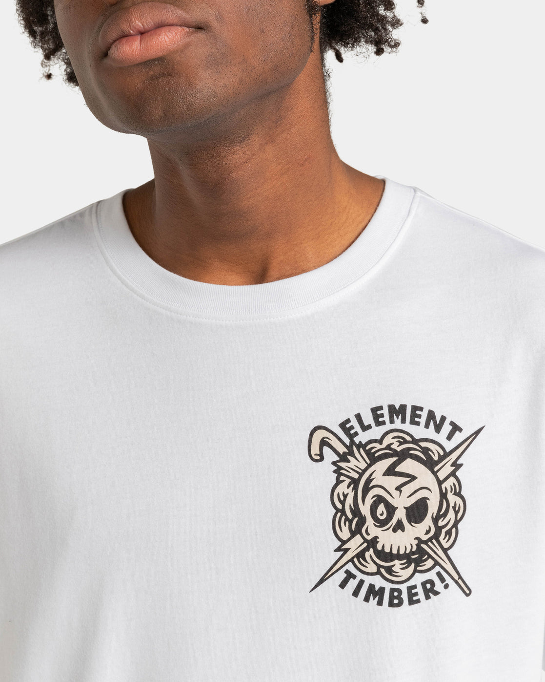 Camiseta Element Skateboards x Timber Summon Optic White