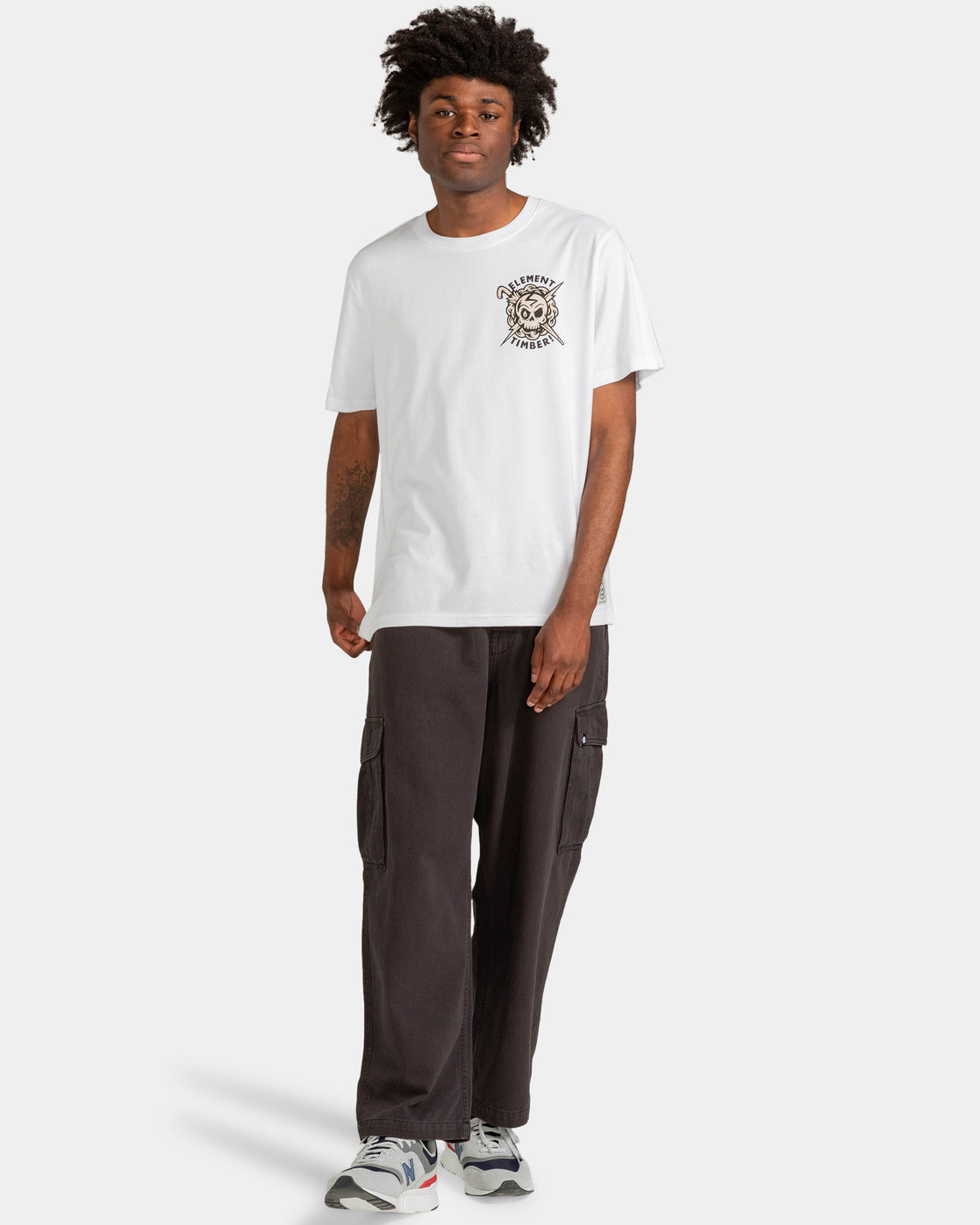 Camiseta Element Skateboards x Timber Summon Optic White