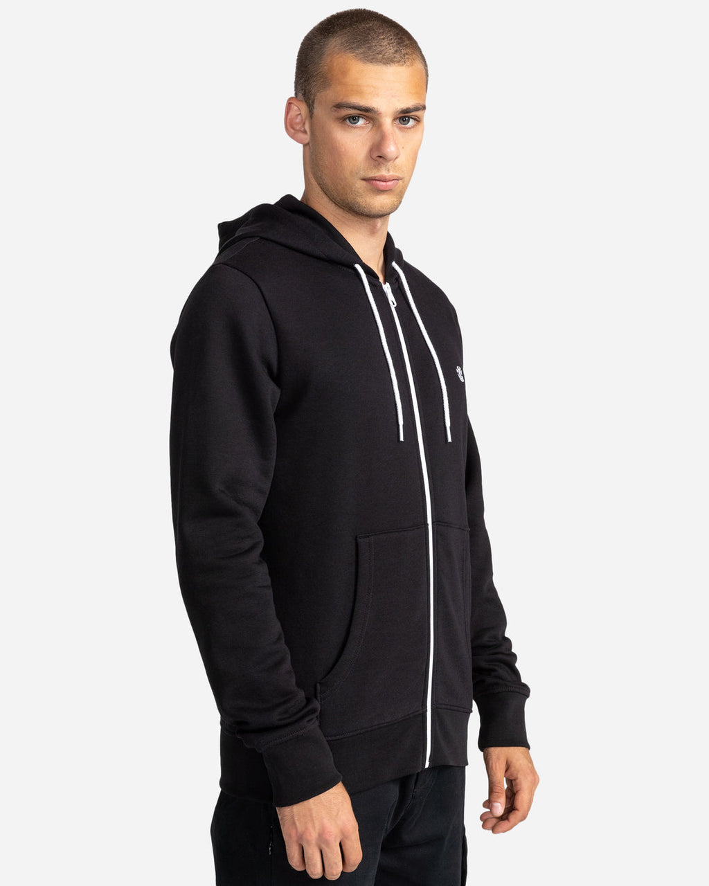 Element | Element Cornell Classic Zip Hooded Flint Black  | Men, Ropa, Sudaderas, Sudaderas con cremallera | 