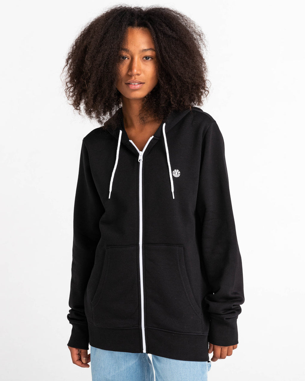 Element | Element Cornell Classic Zip Hooded Flint Black  | Men, Ropa, Sudaderas, Sudaderas con cremallera | 