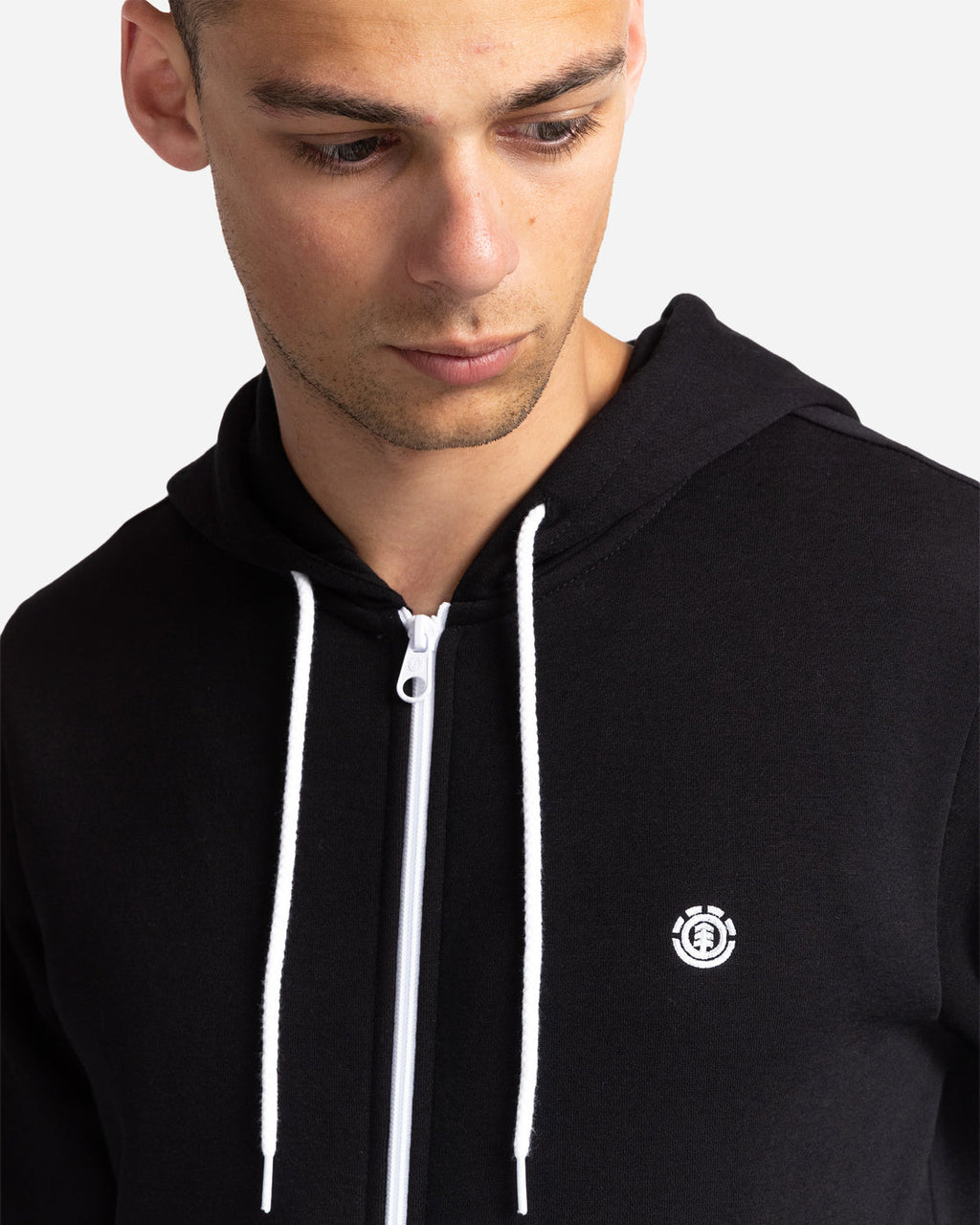 Element | Element Cornell Classic Zip Hooded Flint Black  | Men, Ropa, Sudaderas, Sudaderas con cremallera | 