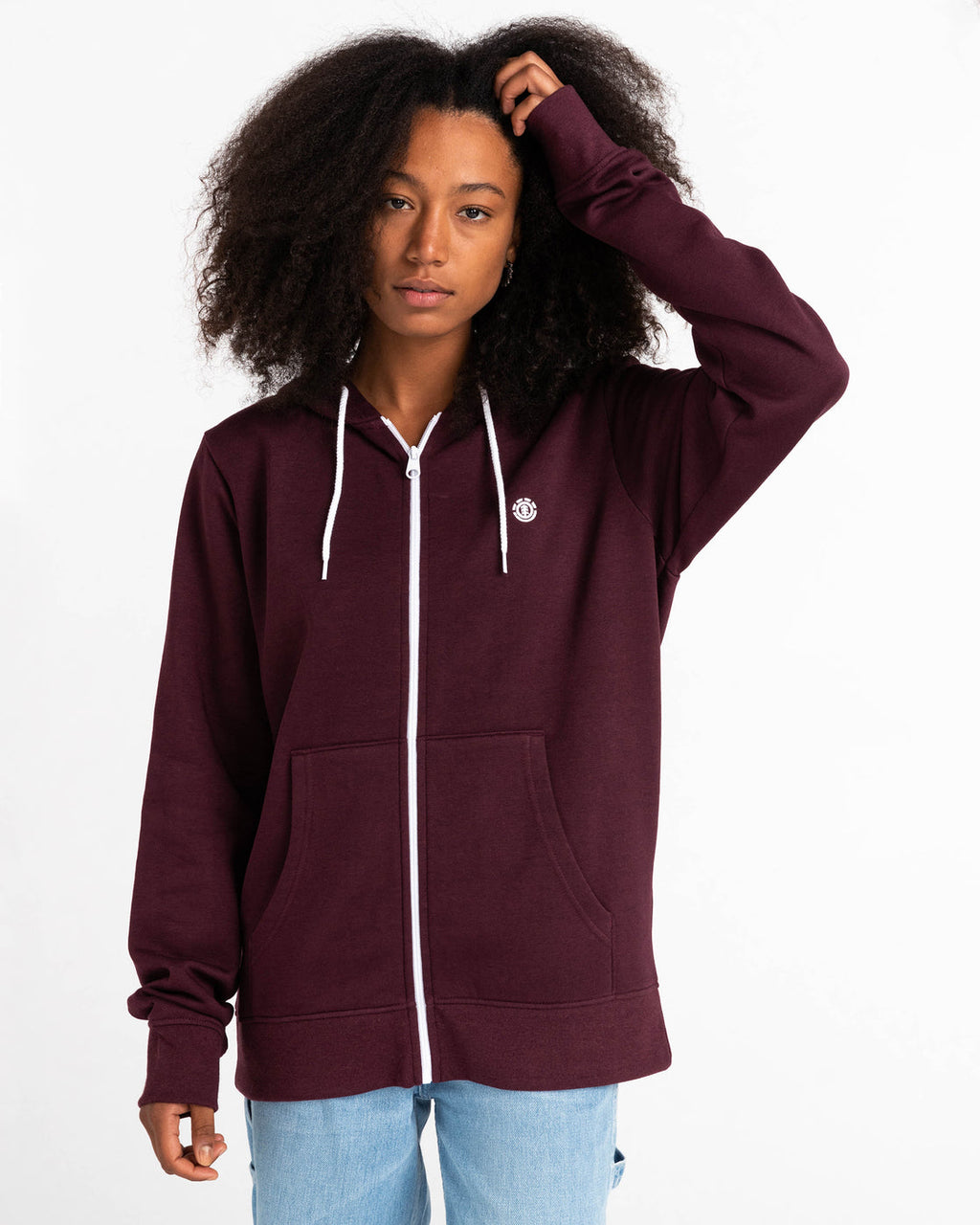 Element | Element Cornell Classic Zip Hooded Winetasting  | Men, Ropa, Sudaderas, Sudaderas con cremallera | 
