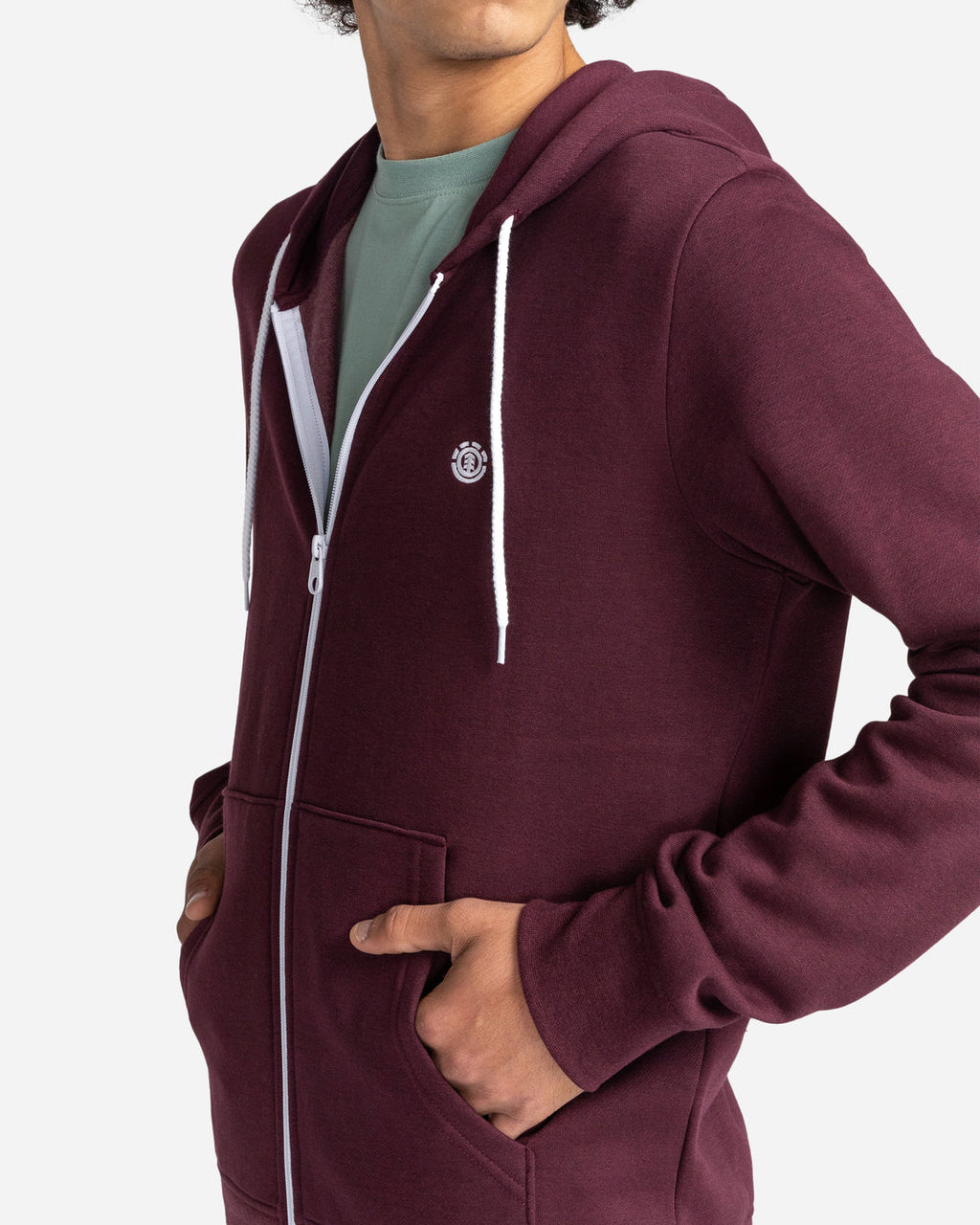 Element | Element Cornell Classic Zip Hooded Winetasting  | Men, Ropa, Sudaderas, Sudaderas con cremallera | 