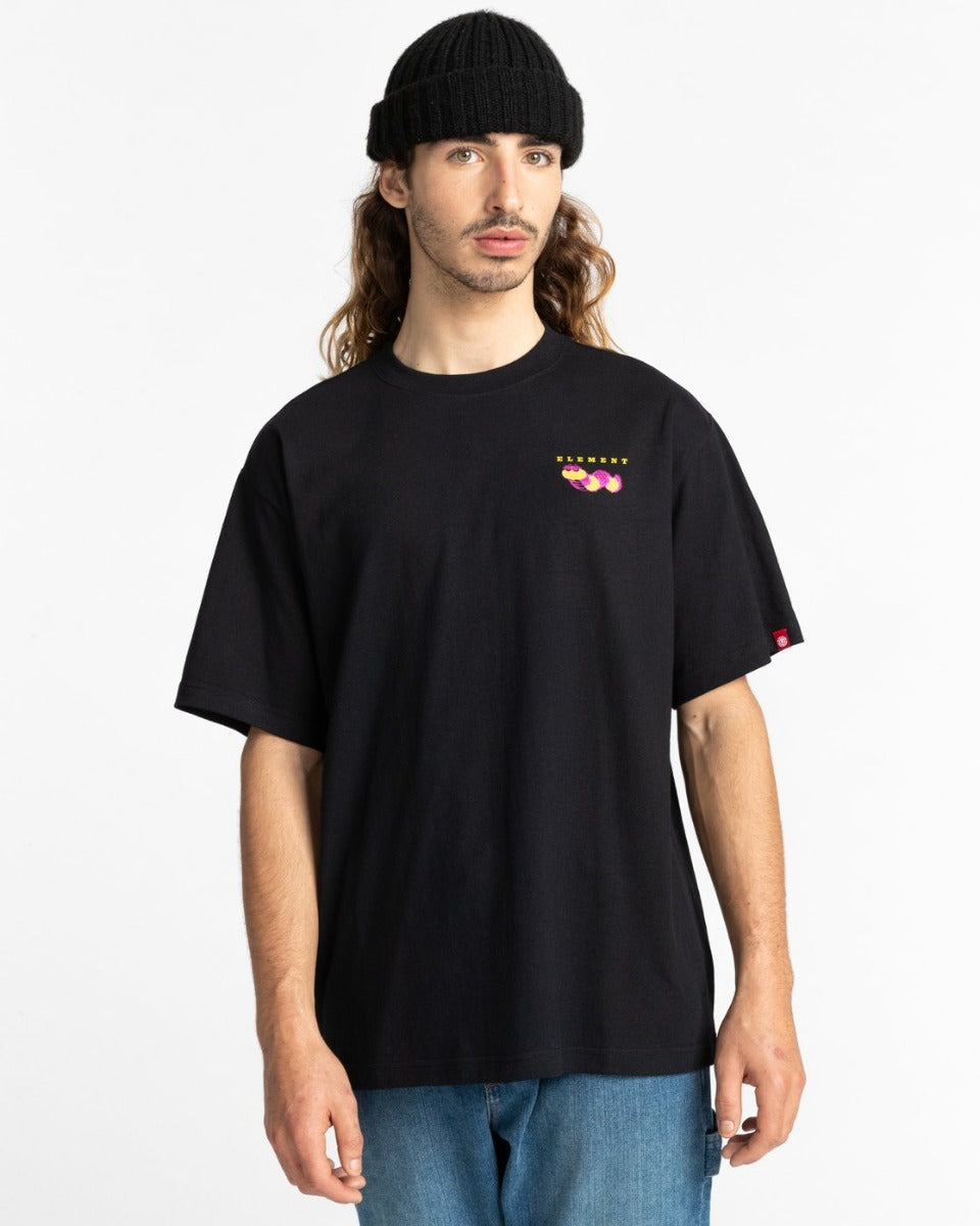 Element | Element Ganzo SS Flint Black  | Camisetas, Camisetas manga corta, Men, Ropa | 
