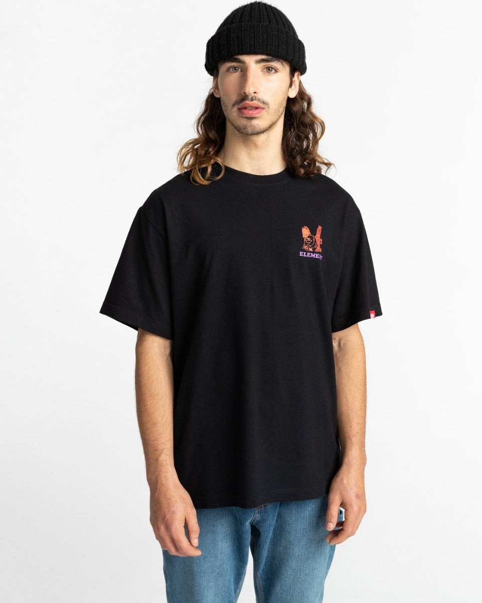 Element | Element Lusso SS Flint Black  | Camisetas, Camisetas manga corta, Men, Ropa | 
