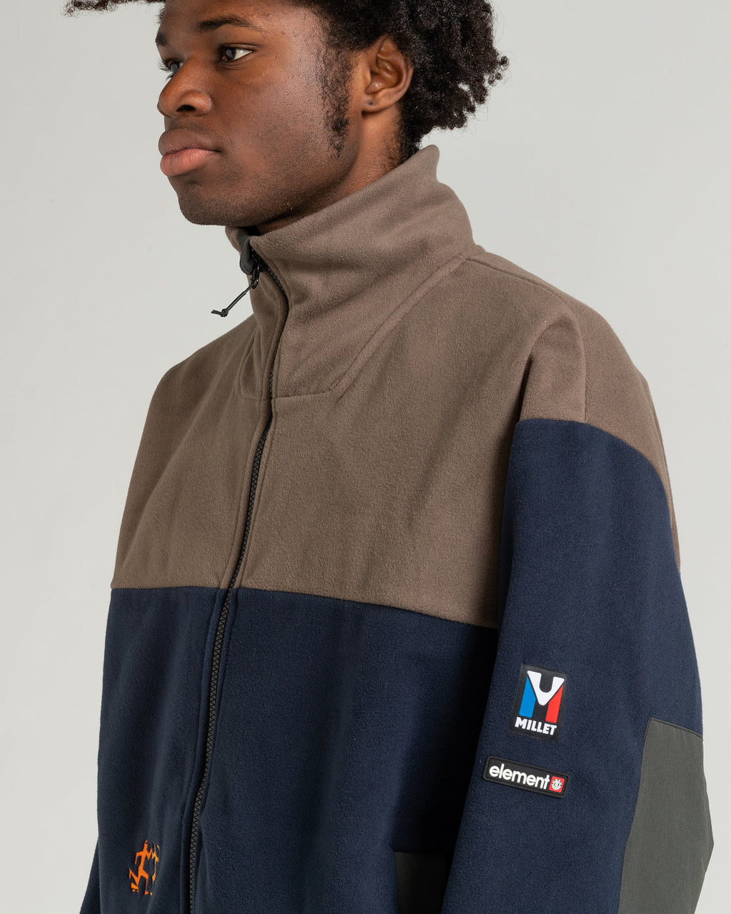 Element | Element Mxe Limestone Fleece Jkt Saphir  | Men, Ropa, Sudaderas, Sudaderas con cremallera, Unisex | 