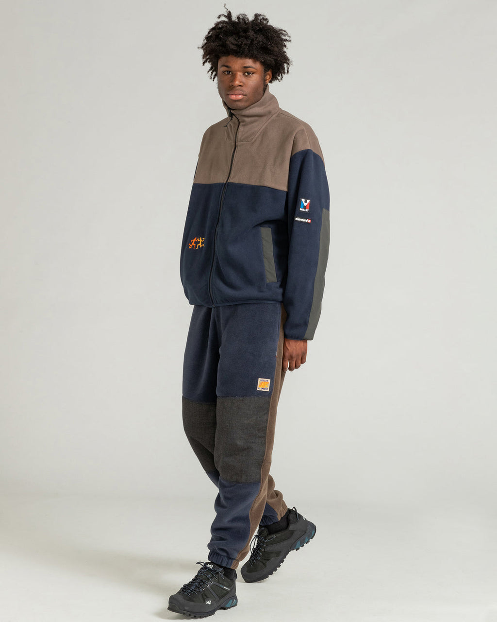 Element | Element Mxe Limestone Fleece Jkt Saphir  | Men, Ropa, Sudaderas, Sudaderas con cremallera, Unisex | 