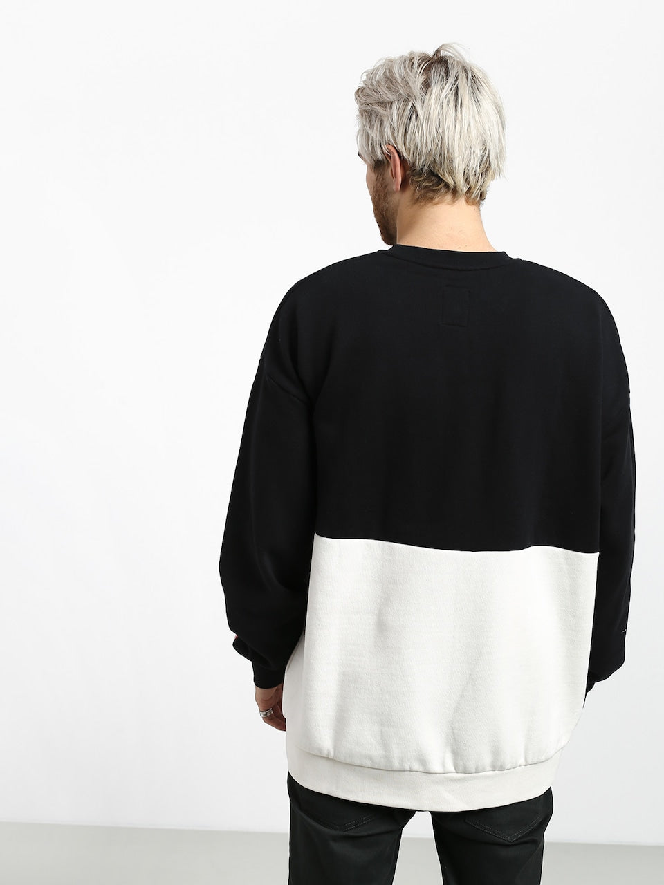 Element | Element Primo Division Crew Flint Black  | Men, Ropa, Sudaderas, Sudaderas sin capucha | 