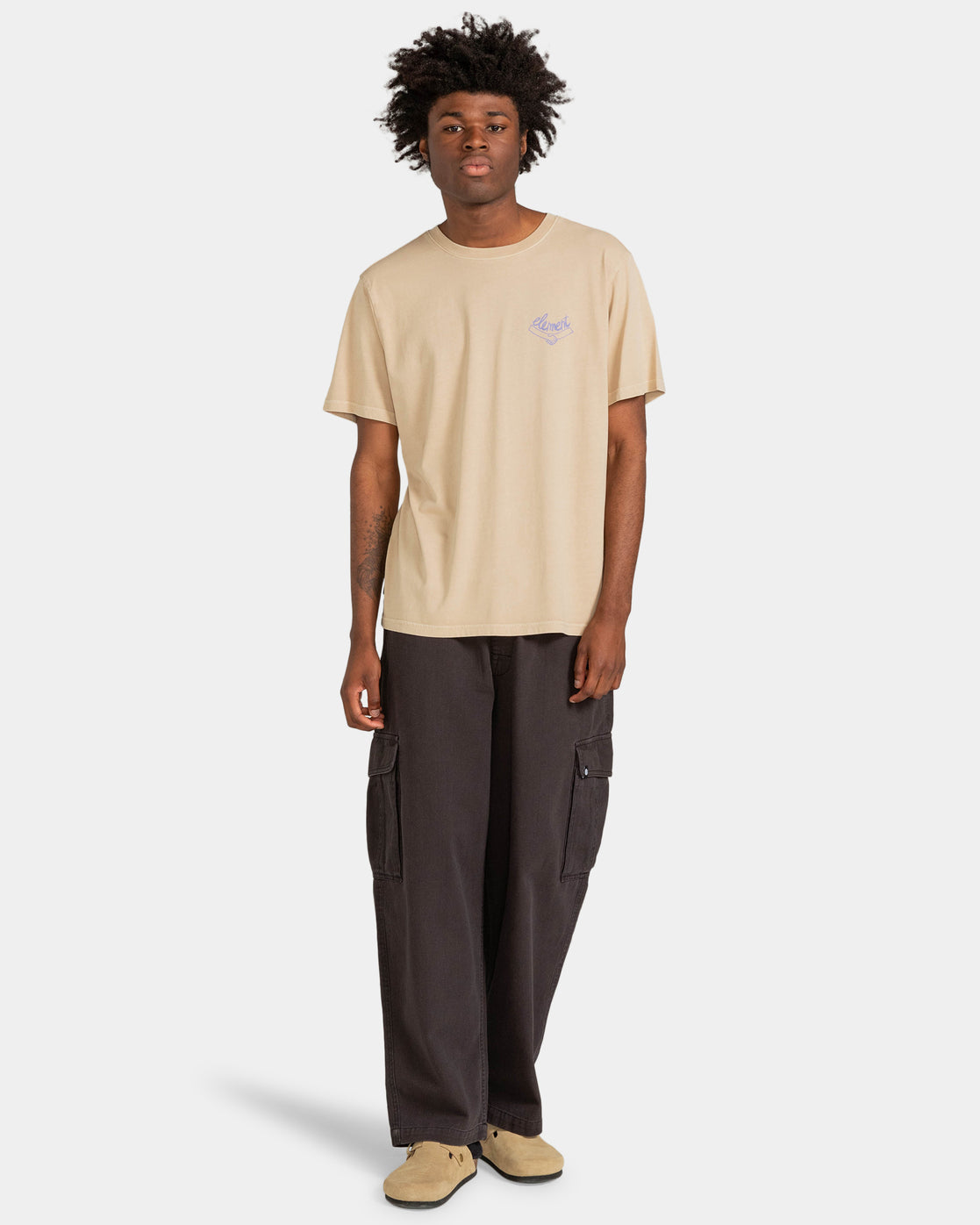 Camisetas Element Skateboards Collab Oxford Tan