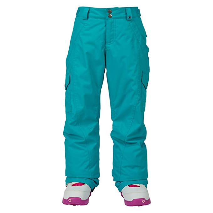 Burton | Girls Elite Cargo Snowboard Pant Everglade  | Pantalones Nieve Niño, Snowboard, Youth | 