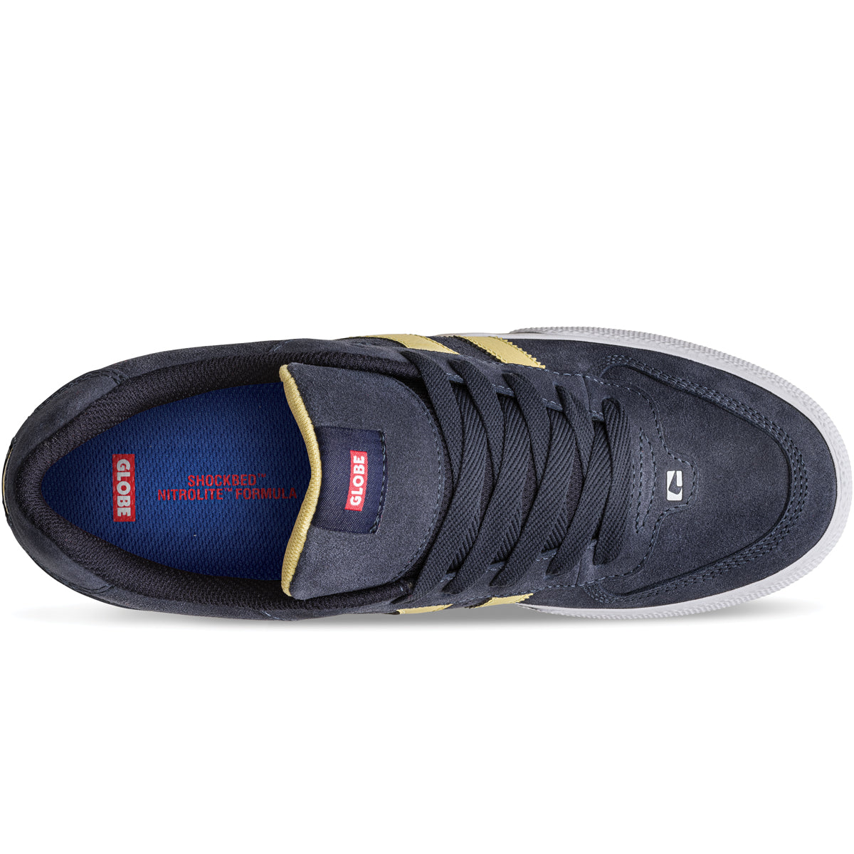 Globe | Globe Encore 2 Skate Shoes Navy/Pale Yellow  | Calzado, Men, Zapatillas | 