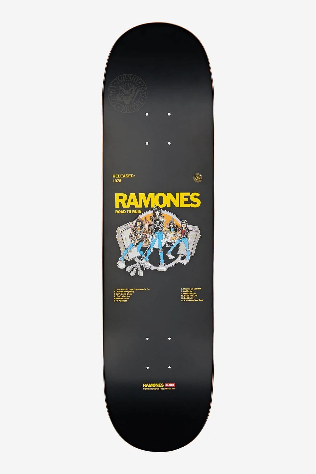 Globe | Globe G2 Ramones Skateboard Deck 8.25" Road to ruin  | Skate, Tablas de skate, Unisex | 