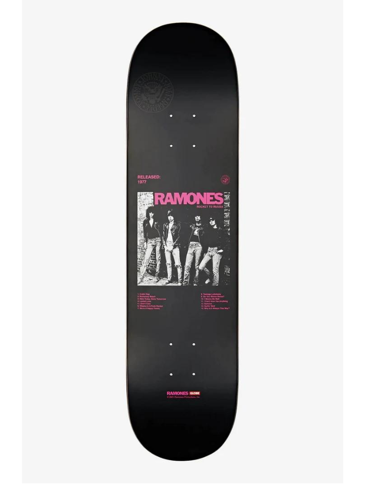Globe G2 Ramones Skateboard Deck 8" Rocket to Rusia | surfdevils.com