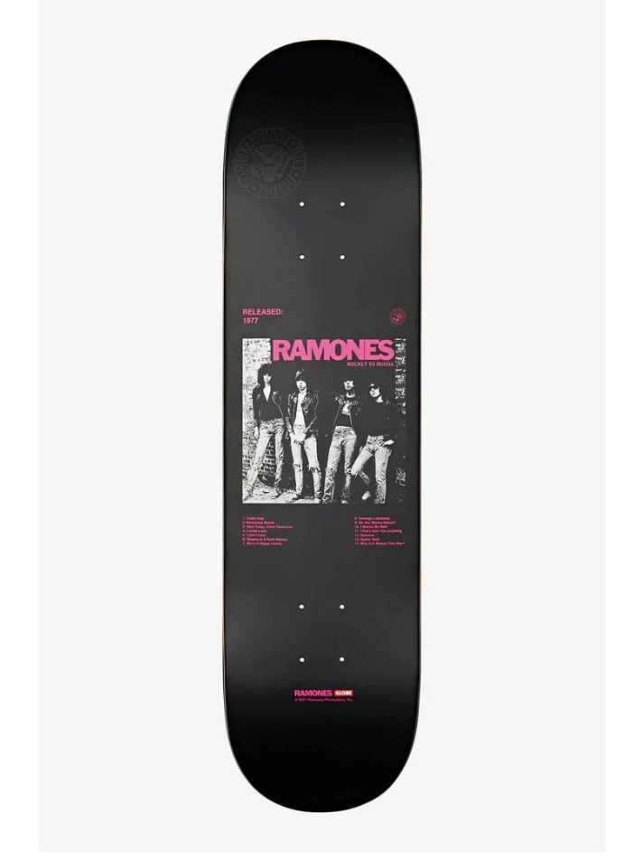 Globe G2 Ramones Skateboard Deck 8" Rocket to Russia