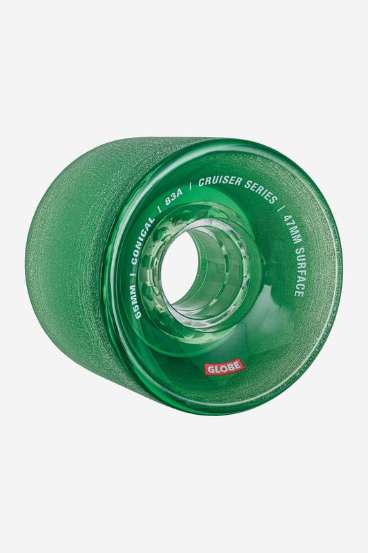 Globe | Globe Rueda cónica Cruiser Skateboard 65mm Clear Forest  | Ruedas, Skate, Unisex | 