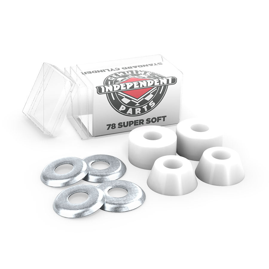 Independent | Gomas Independent Standard Cylinder - Super Soft 78A White  | Gomas, Skate, Unisex | 