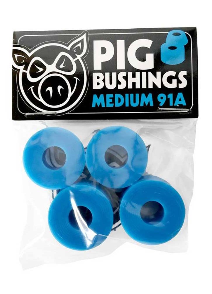 Gomas Pig Bushings Soft 91A Blue | Gomas / Bushings de Skate | Skate Shop | Tablas, Ejes, Ruedas,... | surfdevils.com