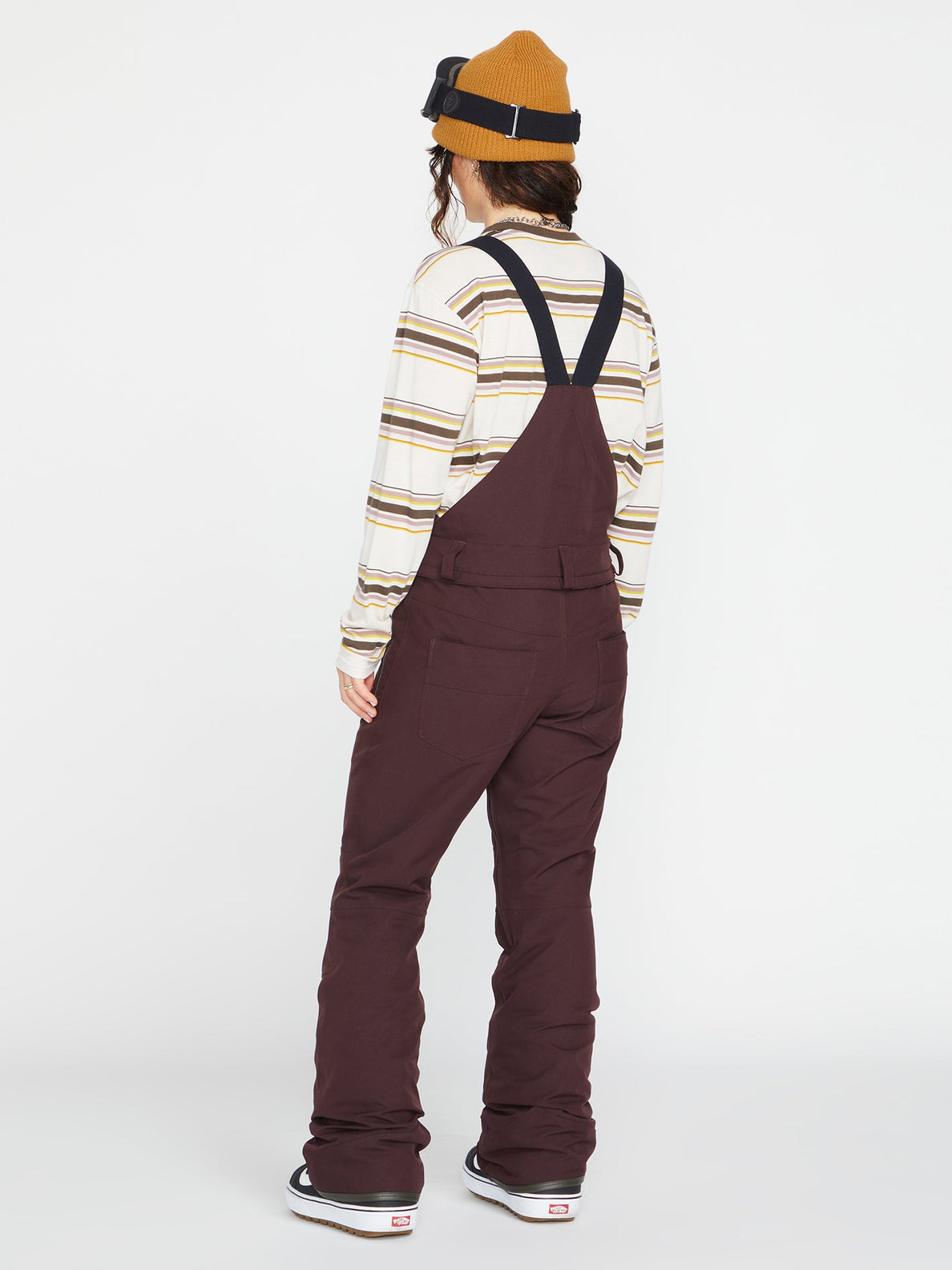 Volcom | Volcom Swift Bib Overall Black Plum  | Pantalones Nieve Mujer, Snowboard, Women | 