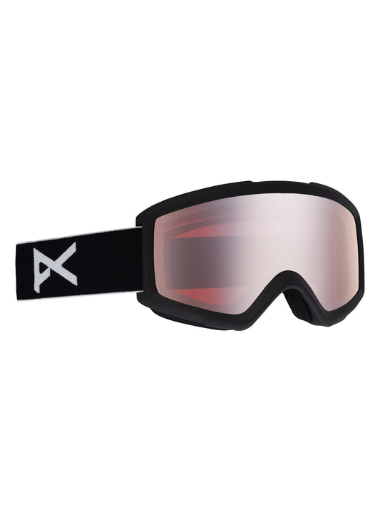 Anon | Helix 2.0 Black (+Bonus Lens) Black/Silver Amber + Amber  | Goggles, Snowboard, Unisex | 