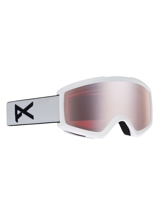 Anon | Helix 2.0 (+Bonus Lens) White/Silver Amber + Amber  | Goggles, Snowboard, Unisex | 