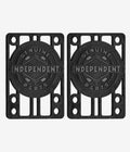 Independent | Independent 1/8" RISER PADS (ALL BLACK) PACK DE 2  | Skate, Skate rinsers, Unisex | 