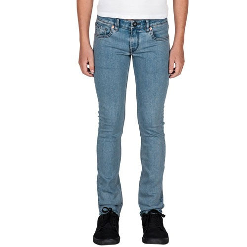 Volcom | Kid's 2x4 By Denim Pant Cool Blue  | Pantalones, Ropa, Tejanos, Youth | 