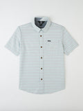 Volcom | Kid's Eastport Chambray Ss Shirt Wrecked Indigo  | Camisas, Camisas manga corta, Ropa, Youth | 