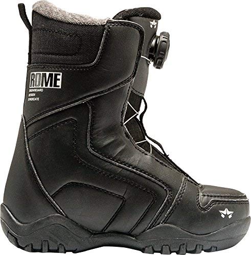 Rome | Kid's Minishred Snowboard Boots Black  | Botas, Snowboard, Youth | 