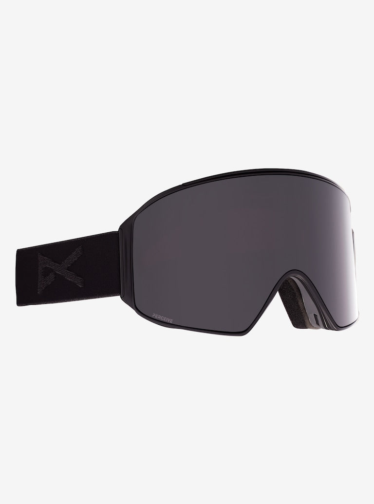 Anon | M4 Cylindrical  Snapback Goggles + Bonus Lens + MFI Smoke  | Goggles, Men, Snowboard, Unisex | 