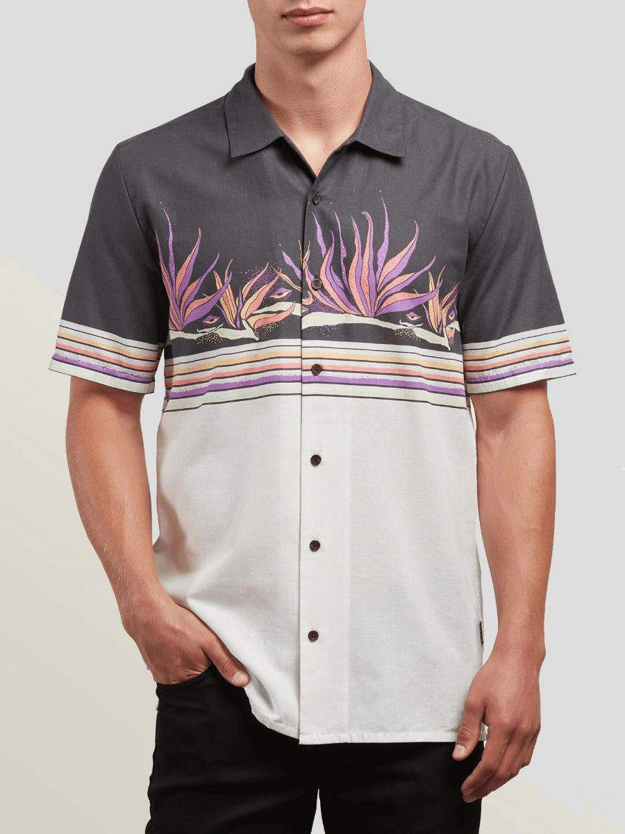 Volcom | Men's Algar SS Shirt WHF  | Camisas, Camisas manga corta, Men, Ropa | 