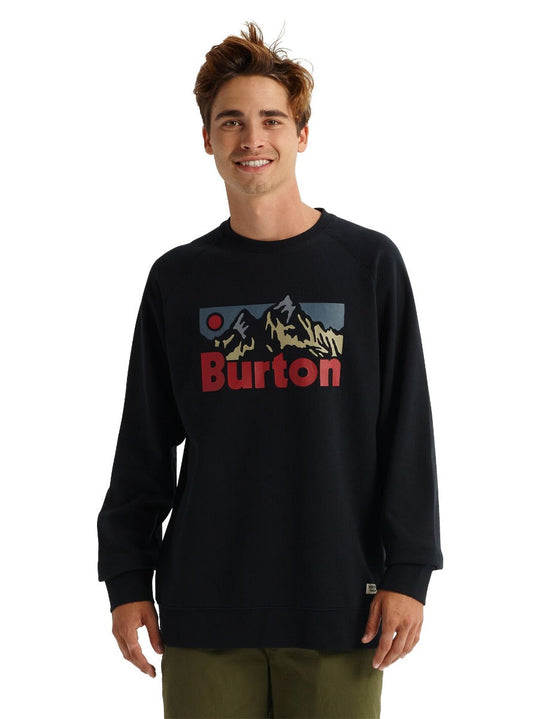 produits les plus vendus | Burton | Men's Burton Vista Crew True Black  | Men, Ropa, Sudaderas, Sudaderas sin capucha, Unisex | 