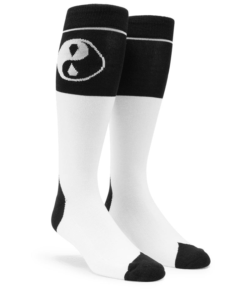 Volcom | Men's Mountain Sock Black / White  | Calcetines, Men, Snowboard | 