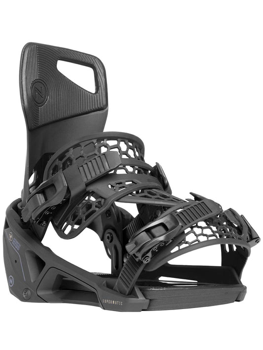 Fijaciones snowboard Nidecker Supermatic Black Bindings 2024