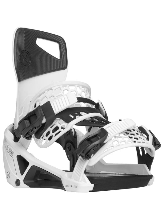 Fijaciones snowboard Nidecker Supermatic White Bindings 2024