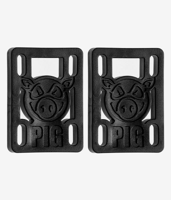 Pig | Pig 1/2" Riser Pad Black  | Skate, Skate rinsers, Unisex | 